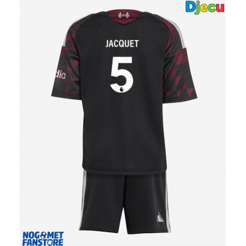 Liverpool Jeremy Jacquet #5 Rezervni Dres za djecu 2026-27 Kratak Rukav (+ Kratke hlače)
